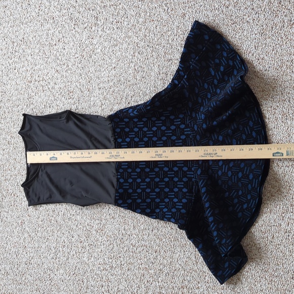 MAJE Paris dress, blue and black.  Size 34 - Picture 7 of 11